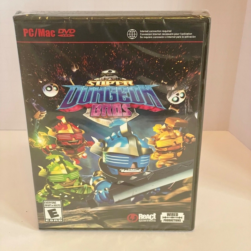 Super Dungeon Bros for PC or Mac / DVD Rom Game /‎ NEW Sealed!!